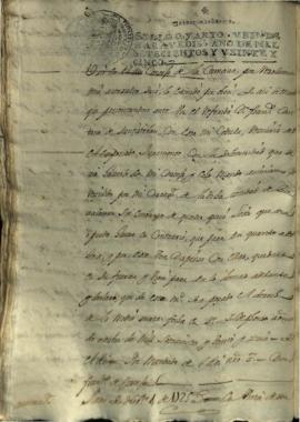 Actas de Cabildo de 1725 (III)