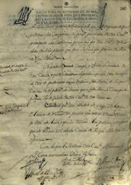 Actas de Cabildo de 1724 (II)