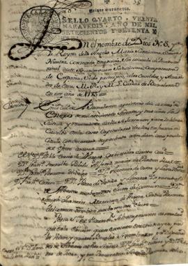 Actas de Cabildo de 1773 (I)