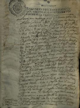 Actas de Cabildo de 1685 (III)