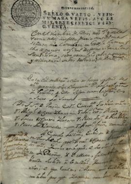 Actas de Cabildo de 1750 (I)