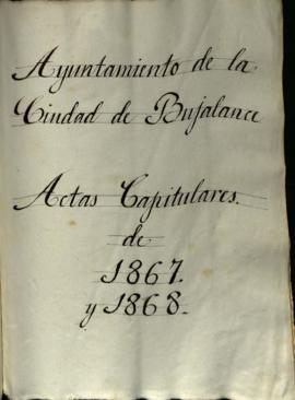 Actas de Cabildo de 1867
