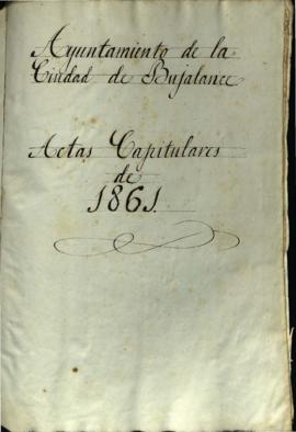 Actas de Cabildo de 1861