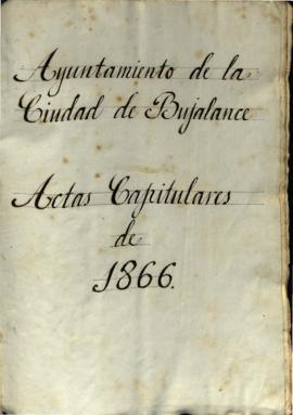 Actas de Cabildo de 1866