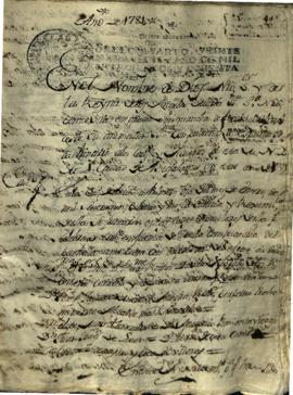 Actas de Cabildo de 1781 (I)