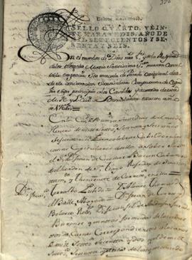 Actas de Cabildo de 1766 (I)