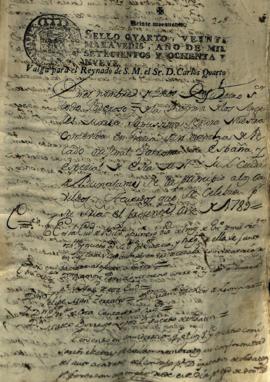 Actas de Cabildo de 1789 (I)