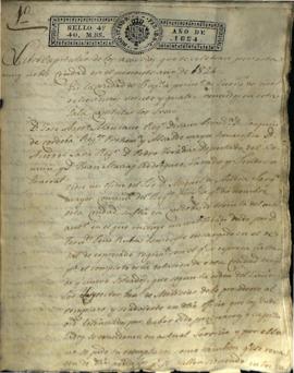 Actas de Cabildo de 1824 (I)