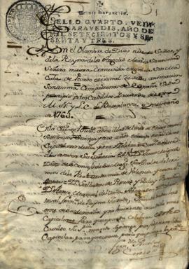 Actas de Cabildo de 1763 (I)
