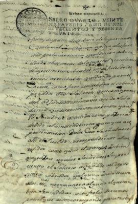 Actas de Cabildo de 1764 (I)