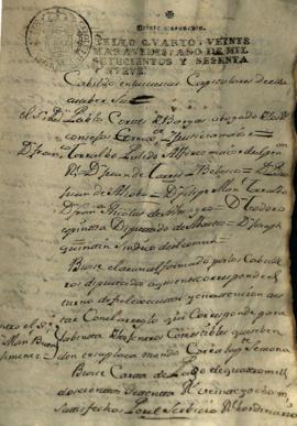 Actas de Cabildo 1769 (III)