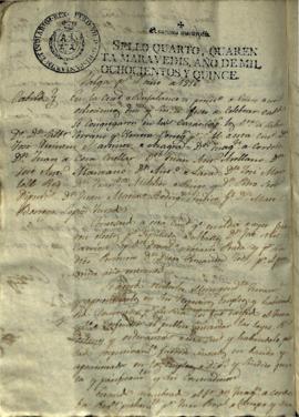 Actas de Cabildo de 1816 (I)